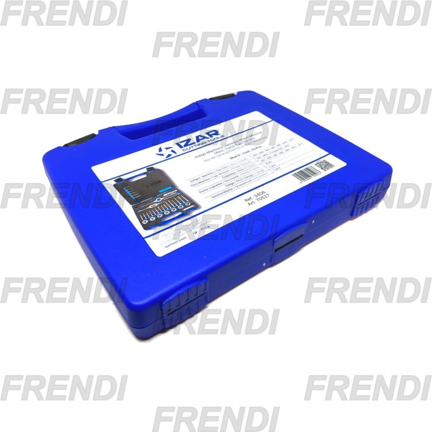 JUEGO MACHOS TERRAJAS 33P M3-M12 3406 IZR