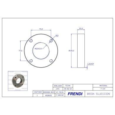 BRIDA D118xR60X3xL25 F-114