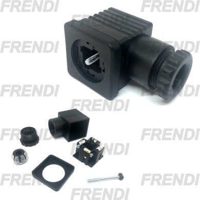 CONECTOR ELECTROVAL 27.5X27.5 MM NEGRO 3+1 CZ