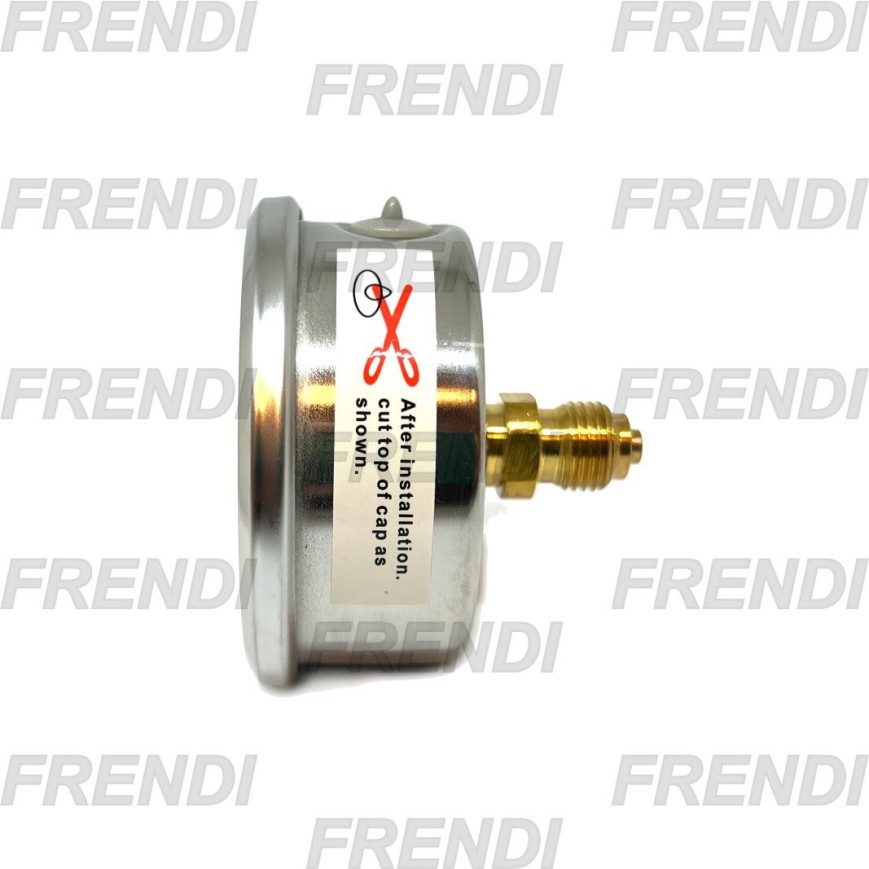 MANOMETRO D63 0-025 BAR 1/4D G