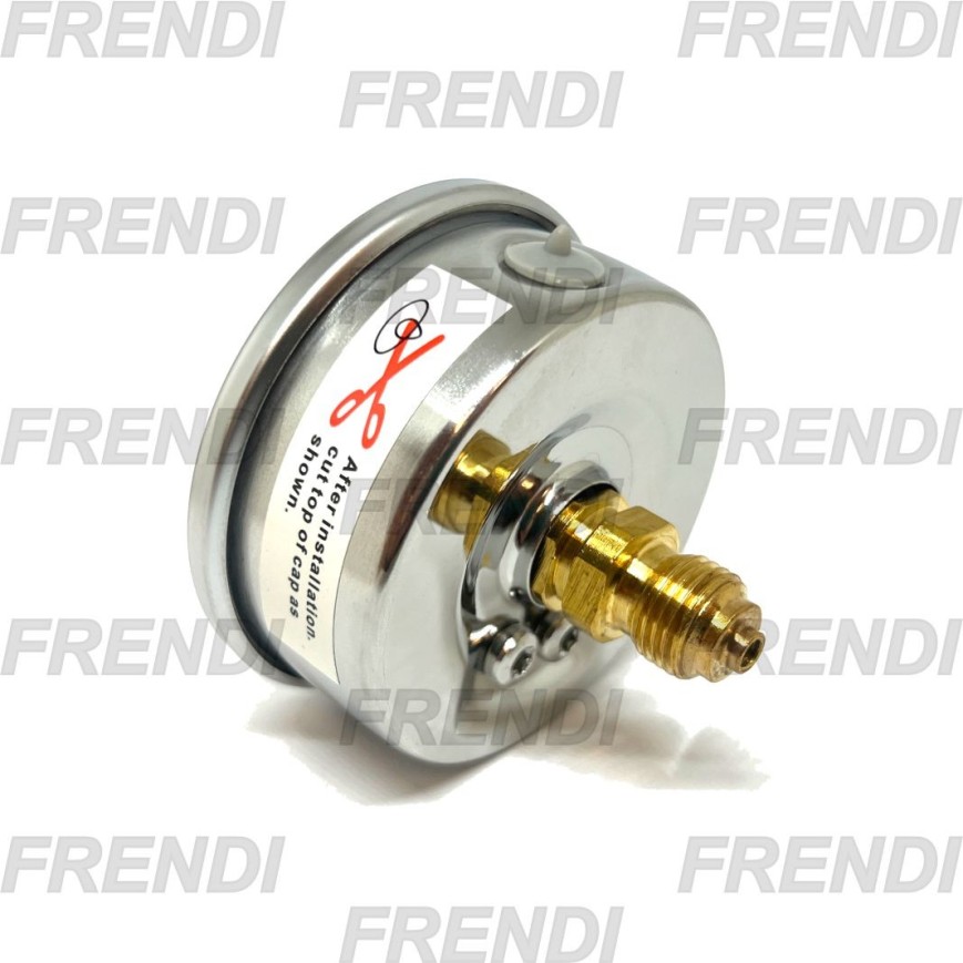 MANOMETRO D63 0-025 BAR 1/4D G