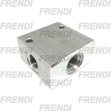 BLOQUE ELECTROVAL HI 3/4-16 UNF - 3/8 BSP 3 VIAS