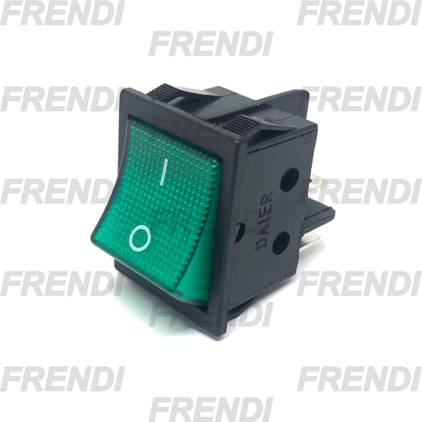 INTERRUPTOR BIPOLAR VERDE AV0957V ELC