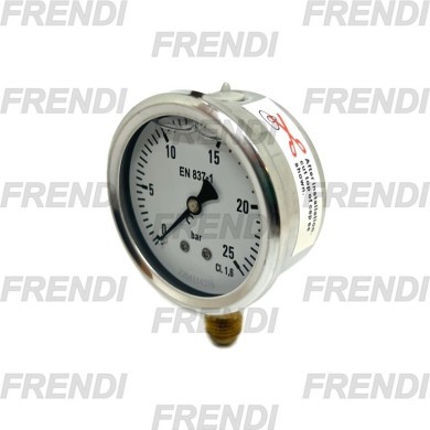 MANOMETRO D63 0-025 BAR 1/4R G