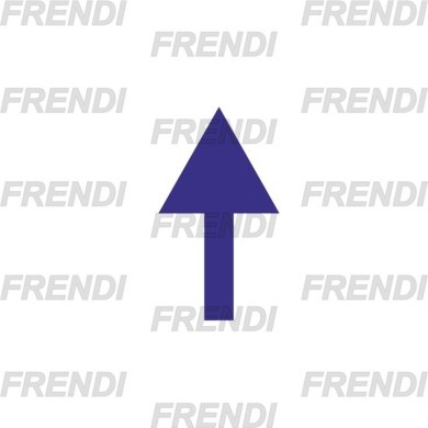 PEGATINA FLECHA SENTIDO GIRO 25X45