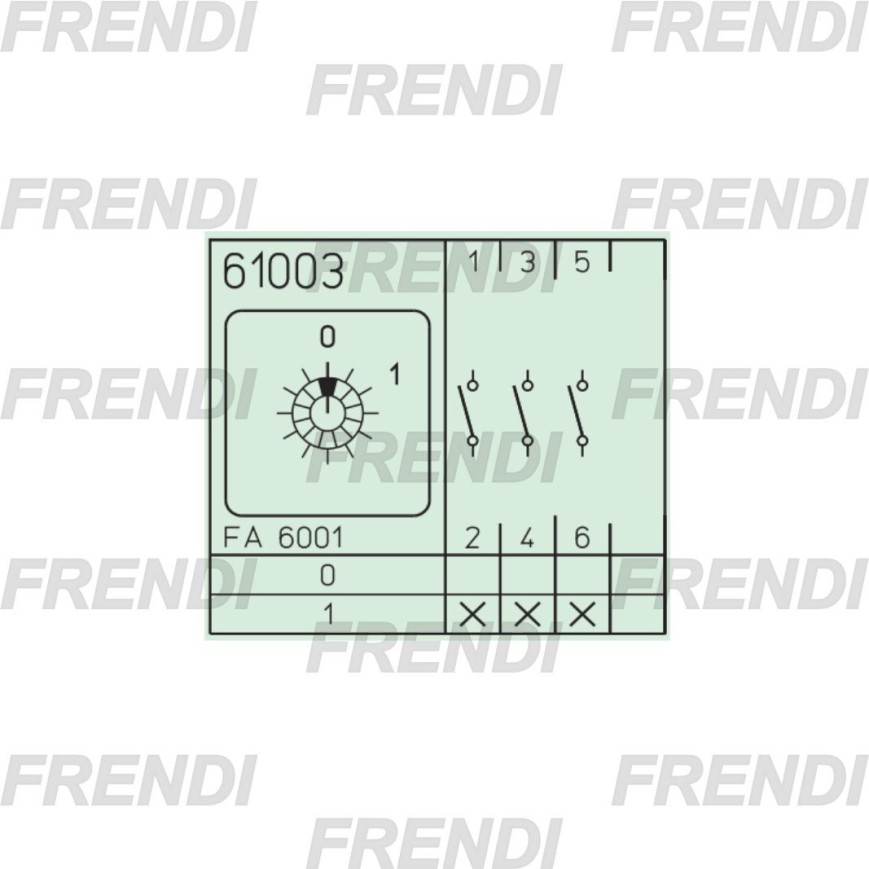 INTERRUPTOR SALZER M220-61003-003M1 0-1