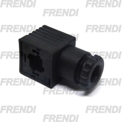 CONECTOR ELECTROVAL 27.5X27.5 MM NEGRO 2+1