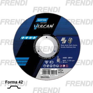 DISCO CORTE 180X2.5X22 F42 N-VULCAN DISCO CORTE 180X2.5X22 F42 N-VULCAN