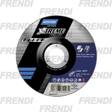 DISCO DESBARBE 125X7.0X22 F27 N- X-TREME DISCO DESBARBE 125X7.0X22 F27 N- X-TREME