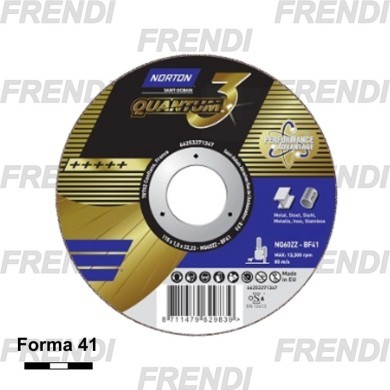 DISCO CORTE 125X1.6X22 F41 QUANTUM3 DISCO CORTE 125X1.6X22 F41 QUANTUM3