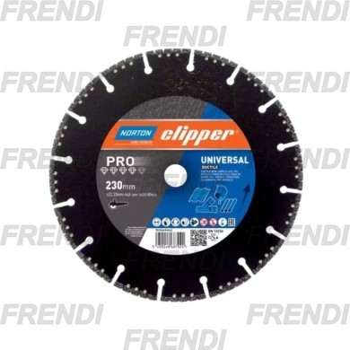 DISCO DIAMANTE 230X3.2X22.2 N-PRO UNIVERSAL DUCTILE DISCO DIAMANTE 230X3.2X22.2 N-PRO UNIVERSAL DUCTILE