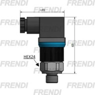 PRESOSTATO F4Y1M3 400 BAR 1/4 BSP FOX