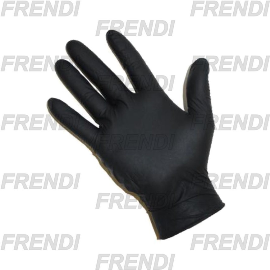 GUANTE LATEX NEGRO T-M