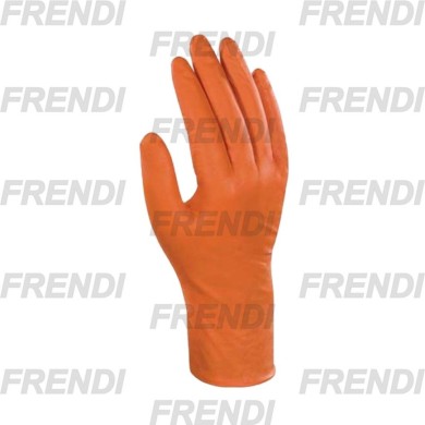 GUANTE NITRILO NARANJA T-XL