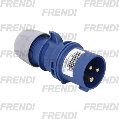 CLAVIJA MACHO 16A IP44 AZUL CLAVIJA MACHO 16A IP44 AZUL