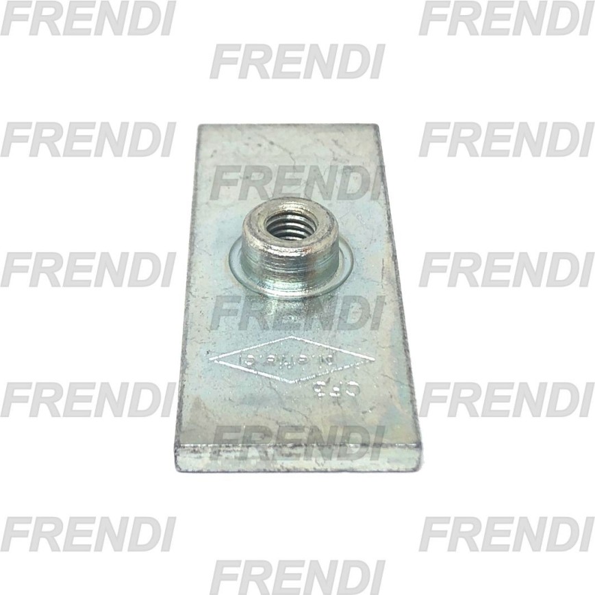 PLACA BASE ABRAZADERA SOLDABLE DOBLE CF2 PLACA BASE ABRAZADERA SOLDABLE DOBLE CF2