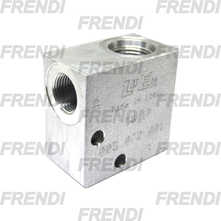 BLOQUE ELECTROVAL HI 3/4-16 UNF - 3/8 BSP LN