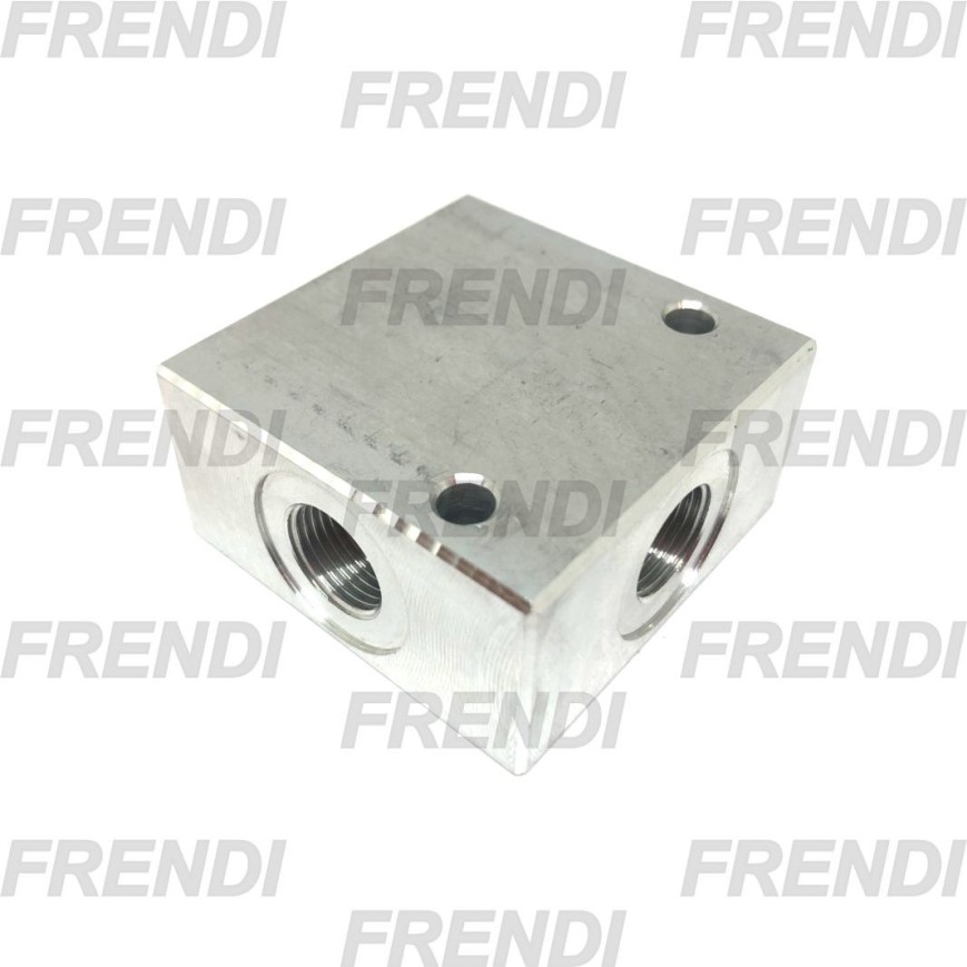 BLOQUE ELECTROVAL HI 3/4-16 UNF - 3/8 BSP 3 VIAS