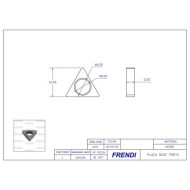 PLACA BASE PORTA MT-16 d6.0XD6.5XE3.25 SFT