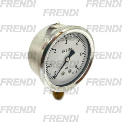 MANOMETRO D63 0-006 BAR 1/4R G