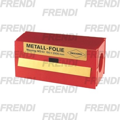 ROLLO CINTA CALIBRADA 0.15 MM 150X2500 LATON