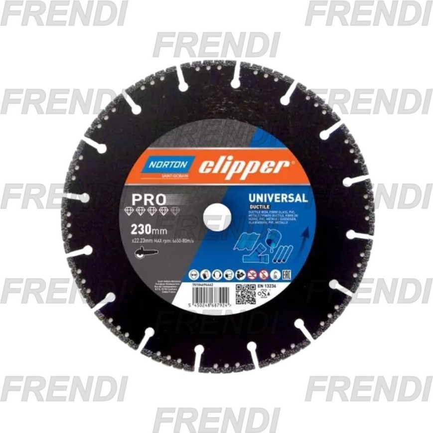 DISCO DIAMANTE 230X3.2X22.2 N-PRO UNIVERSAL DUCTILE