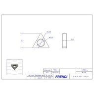 PLACA BASE PORTA MT-16 d6.0XD6.5XE3.25 SFT