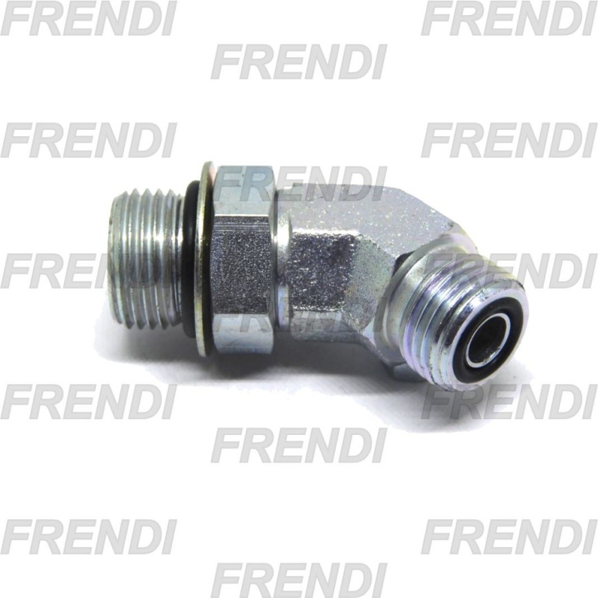 ADPT HI 45º M-M 11/16 ORS - 3/4 UNF