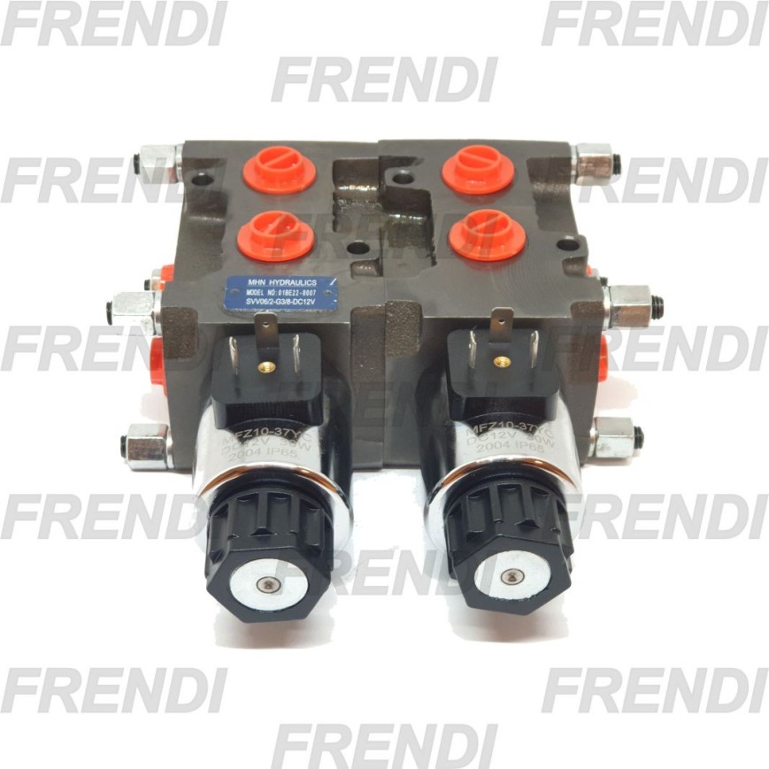 ELECTROVAL HI DESV 8 VIAS SV08 1/2 BSP 12VDC AGT