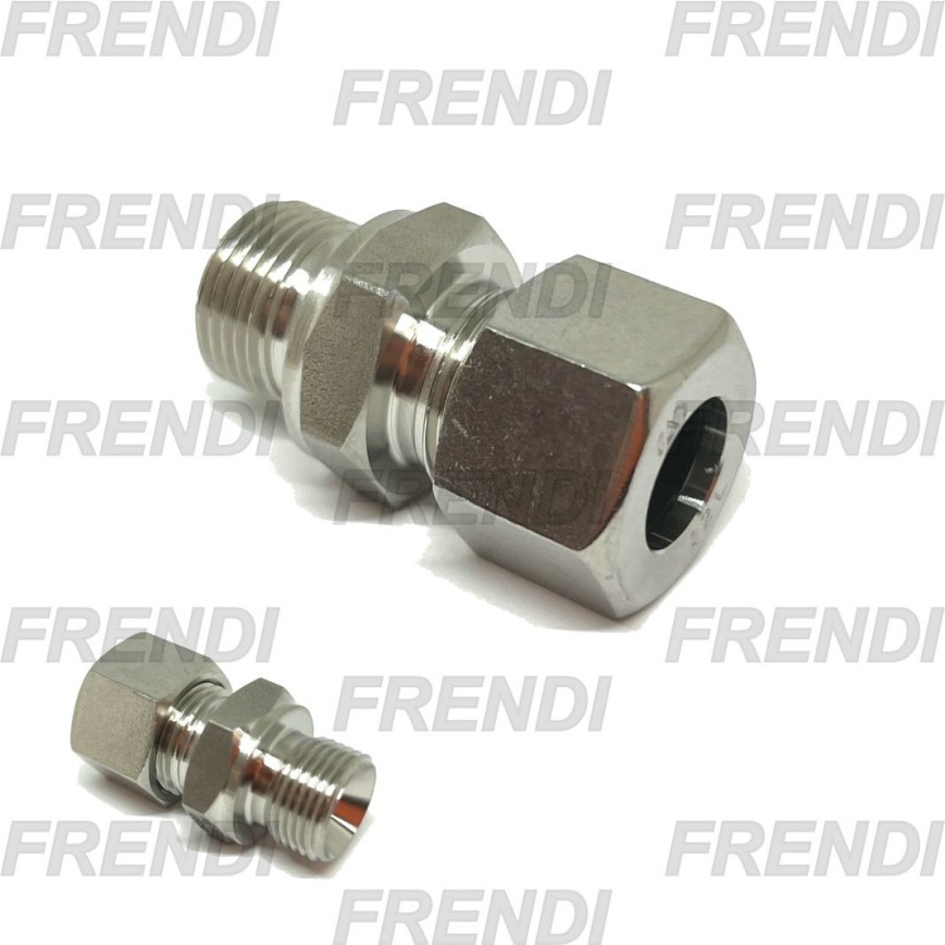 UNION RTR RCT TB-MF T-15-L 3/8 BSPP CONO 60º INOX