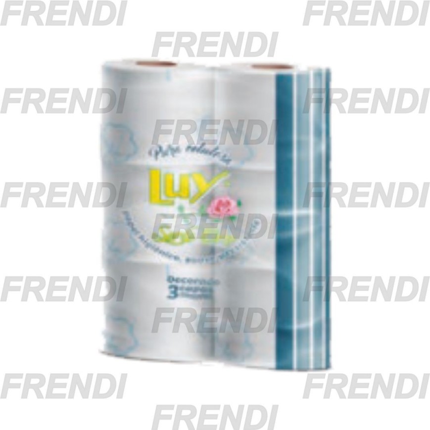 PAPEL HIGIENICO AZUL 6U LUY