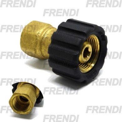ADPT HI RCT HL-HF M22X150 MET - 3/8 BSP