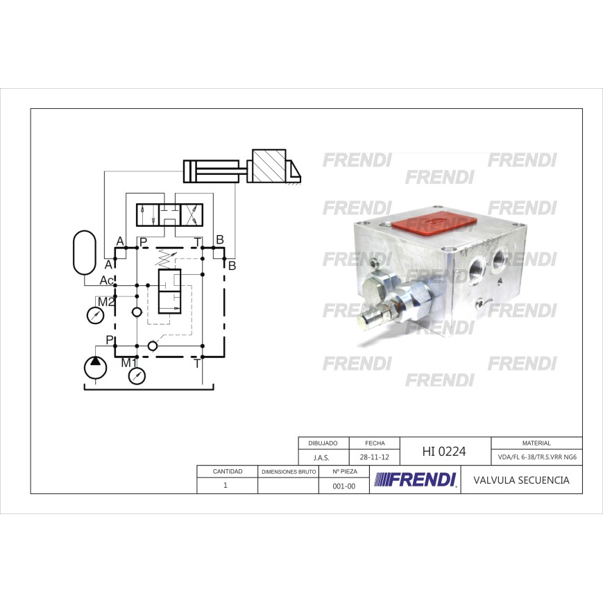 VAL HI SECUENCIA 3/8 VDA/FL NG6 WAV