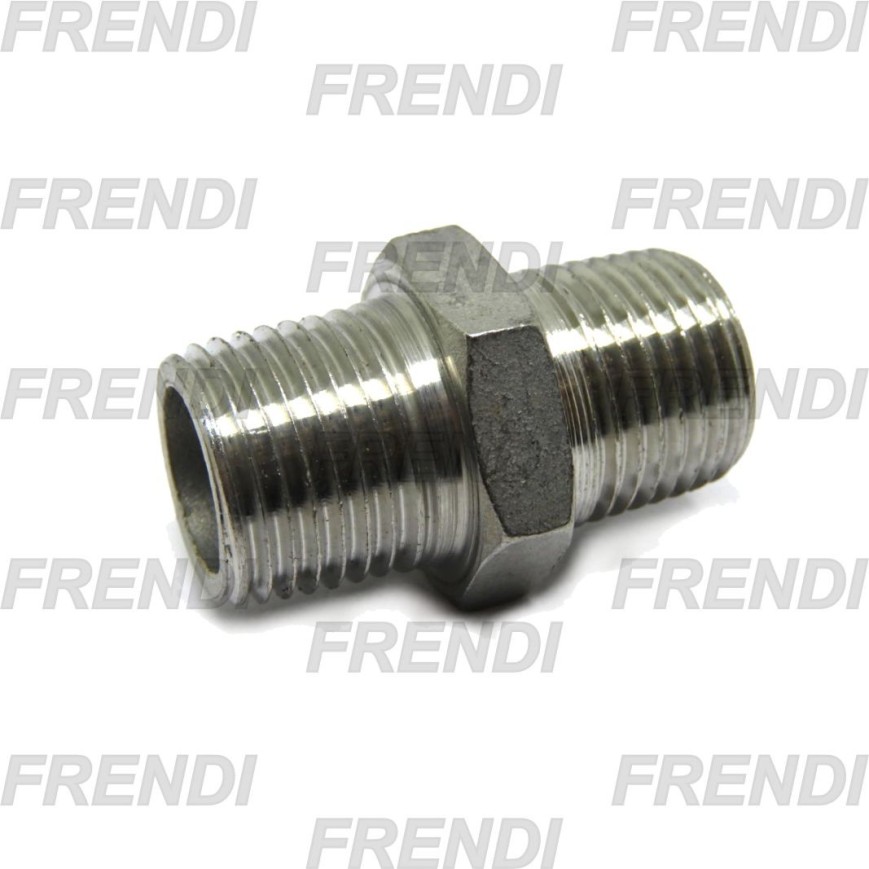 ADPT HI RCT MF-MF 1/2 BSP - 1/2 NPT INOX