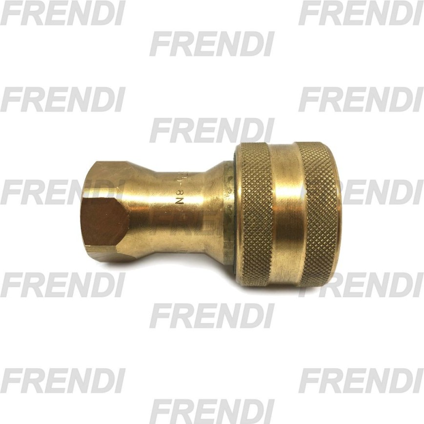 ENCHUFE RAP HI HEMBRA 1/2 BSP DN13 ISOB LATON