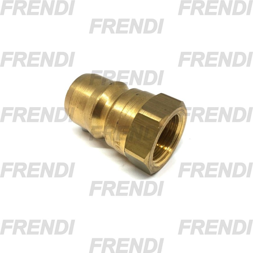 ENCHUFE RAP HI MACHO 1/4 BSP DN06 ISOB LATON