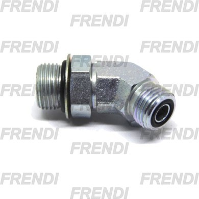 ADPT HI 45º M-M 11/16 ORS - 3/4 UNF