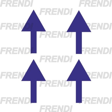 PEGATINA FLECHA SENTIDO GIRO 20X35