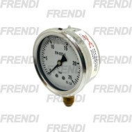 MANOMETRO D63 0-025 BAR 1/4R G