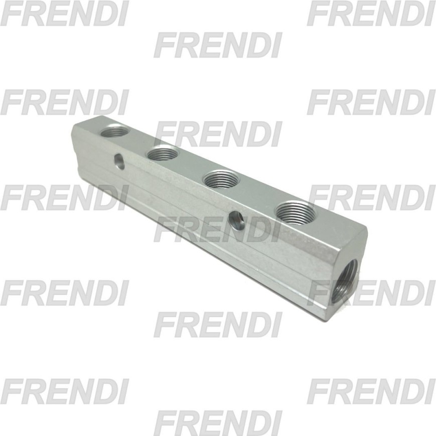 REGLETA NE ALU 4 CONEXIONES 3/8-1/4