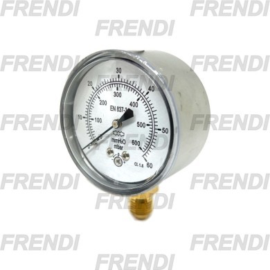 MANOMETRO D63 0-060 mBAR 1/4R G