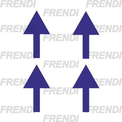 PEGATINA FLECHA SENTIDO GIRO 20X35