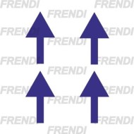 PEGATINA FLECHA SENTIDO GIRO 20X35