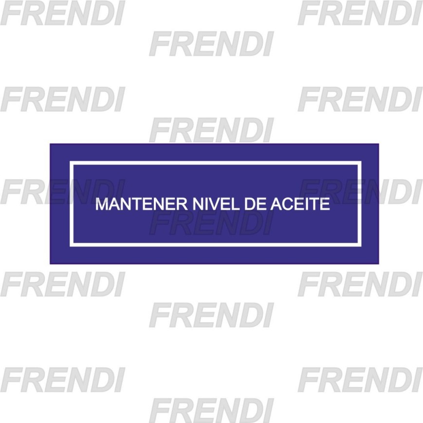 PEGATINA NIVEL DE ACEITE