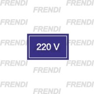 PEGATINA 220 V