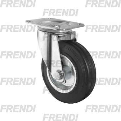 RUEDA GOMA FIJA 100X27