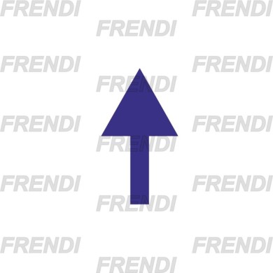 PEGATINA FLECHA SENTIDO GIRO 25X45